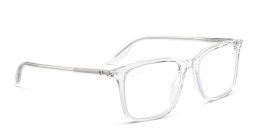 Ray-Ban Unisex Rectangle Eyeglasses in Transparent – Product Photo 4
