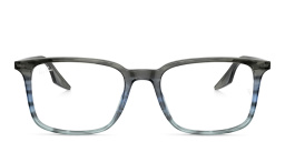 Ray-Ban Unisex Wide Rectangle Eyeglasses in Grey – Product Photo 1