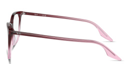 Shop Ray-Ban Optics Cat-Eye Eyeglasses in Red Gradient Pink online.
