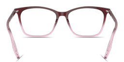 Shop Ray-Ban Optics Cat-Eye Eyeglasses in Red Gradient Pink online.