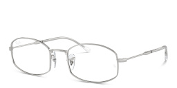 Shop Ray-Ban Unisex Pillow Eyeglasses in Silver online.