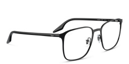 Ray-Ban Unisex Square Eyeglasses in Black – Product Photo 4