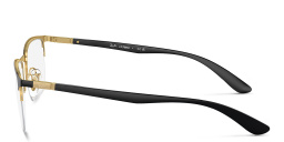 Ray-Ban Unisex Irregular Eyeglasses in Black – Product Photo 3