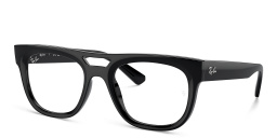 Ray-Ban Unisex Square Eyeglasses in Black – Product Photo 2