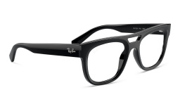 Ray-Ban Unisex Square Eyeglasses in Black – Product Photo 4