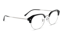 نظارات طبية غير منتظمة للجنسين من راي بان بلون أسود - صورة المنتج 4