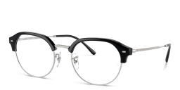 Ray-Ban Unisex Irregular Eyeglasses in Black – Product Photo 2
