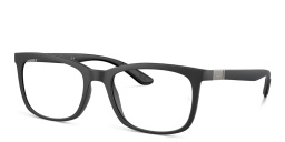 Shop Ray-Ban Unisex Pillow Eyeglasses in Sand Black online.