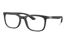 Shop Ray-Ban Unisex Pillow Eyeglasses in Black online.