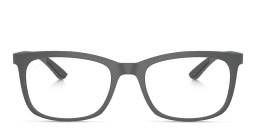 Shop Ray-Ban Unisex Pillow Eyeglasses in Sand Grey online.