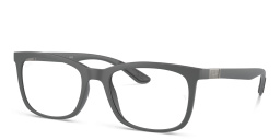 Shop Ray-Ban Unisex Pillow Eyeglasses in Sand Grey online.