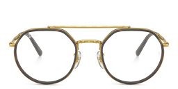 Ray-Ban Unisex Irregular Eyeglasses in Legend Gold – Product Photo 1