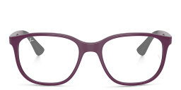 Ray-Ban Junior Kids Square Eyeglasses in Purple – Product Photo 1