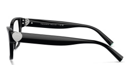 TIFFANY Rectangle Eyeglasses in Black – Product Photo 3