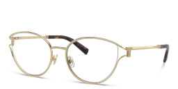 TIFFANY Oval Eyeglasses in Pale Gold – Product Photo 2