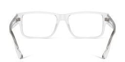 VERSACE Medusa Wide Rectangle Eyeglasses in Clear – Product Photo 4