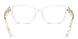 VERSACE Medusa Cat-Eye Eyeglasses in Crystal – Product Photo 4