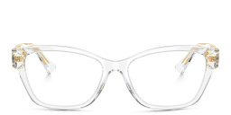 Medusa Cat-Eye Eyeglasses من فيرزاتشي بلون شفاف - صورة المنتج 1