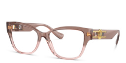 VERSACE Medusa Pillow Eyeglasses in Pink – Product Photo 2