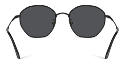 نظارات شمسية مربعة من جورجو أرماني بلون أسود مطفي - صورة المنتج 4