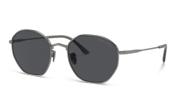 GIORGIO ARMANI Square Sunglasses in Matte Gunmetal – Product Photo 2