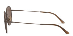 Shop GIORGIO ARMANI Square Sunglasses in Brown online.