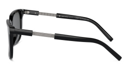 Shop GIORGIO ARMANI Pillow Sunglasses in Black online.