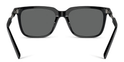 Shop GIORGIO ARMANI Pillow Sunglasses in Black online.