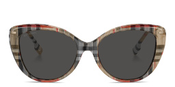 BURBERRY Vintage Check Cat-Eye Sunglasses in Prints – Product Photo 1