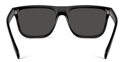 Shop BURBERRY Square Sunglasses in Matte Black online.