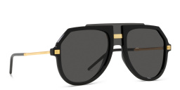 Dolce & Gabbana Oversized Aviator Sunglasses in Black – Product Photo 2