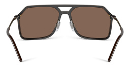 Dolce & Gabbana Pilot Sunglasses in Brown – Product Photo 4