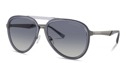 Emporio Armani Pilot Sunglasses in Blue – Product Photo 2