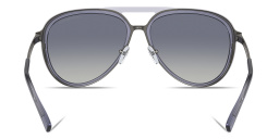 Emporio Armani Pilot Sunglasses in Blue – Product Photo 4