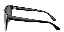 Emporio Armani Pillow Sunglasses in Black – Product Photo 3