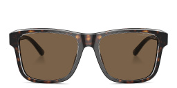 Emporio Armani Pillow Sunglasses in Havana – Product Photo 1