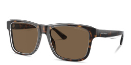 Emporio Armani Logo Pillow Sunglasses in Havana – Product Photo 2