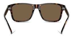 Emporio Armani Logo Pillow Sunglasses in Havana – Product Photo 4