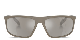 Emporio Armani Pilot Sunglasses in Brown – Product Photo 1