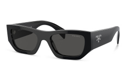 Shop PRADA Unisex Pillow Sunglasses in Black online.