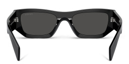 Shop PRADA Unisex Pillow Sunglasses in Black online.