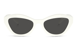 PRADA Butterfly Sunglasses in White – Product Photo 1