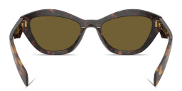 PRADA Logo Print Butterfly Sunglasses in Tortoise – Product Photo 4