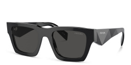 PRADA Logo Pillow Sunglasses in Black – Product Photo 2
