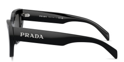 PRADA Logo Lettering Butterfly Sunglasses in Black – Product Photo 3
