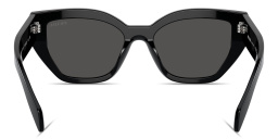 PRADA Logo Lettering Butterfly Sunglasses in Black – Product Photo 4