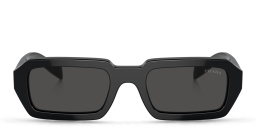 PRADA Rectangle Sunglasses in Black – Product Photo 1