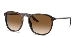 Ray-Ban Embossed Logo Unisex Square Sunglasses in Havana – Product Photo 2