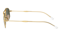 Ray-Ban Unisex Oval Sunglasses in Gold – Product Photo 3