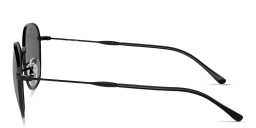 Shop Ray-Ban Logo-Engraved Unisex Panthos Sunglasses in Black online.